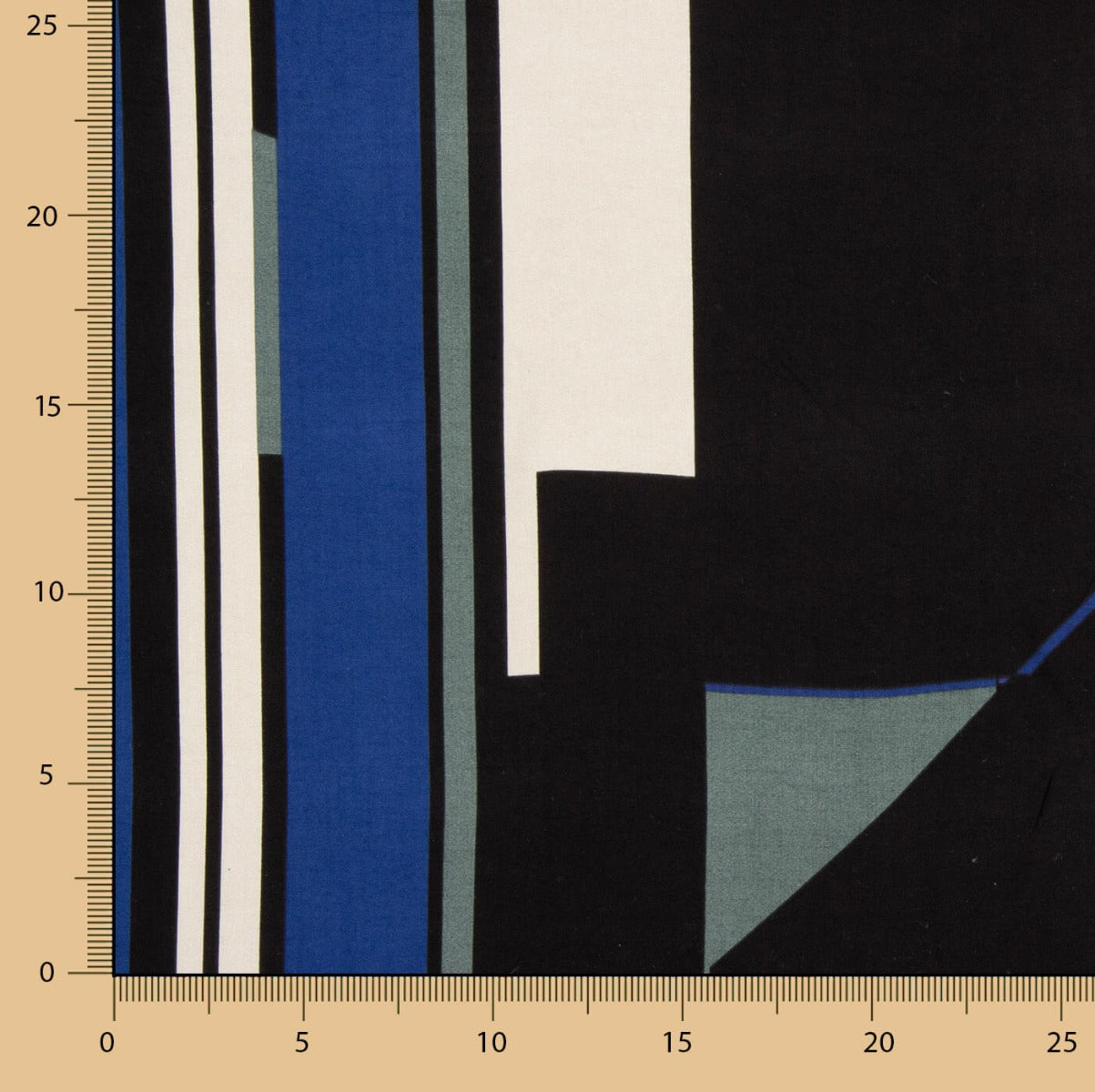 Viskose flach Milano Blau - Ribes y Casals