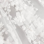 Brautkleid aus Tüll mit Strass und 3D-Blumen „Elegance“ - Ribes y Casals