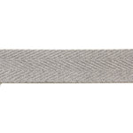 Baumwoll-Fischgrät-Band 30 mm Grau - Ribes y Casals