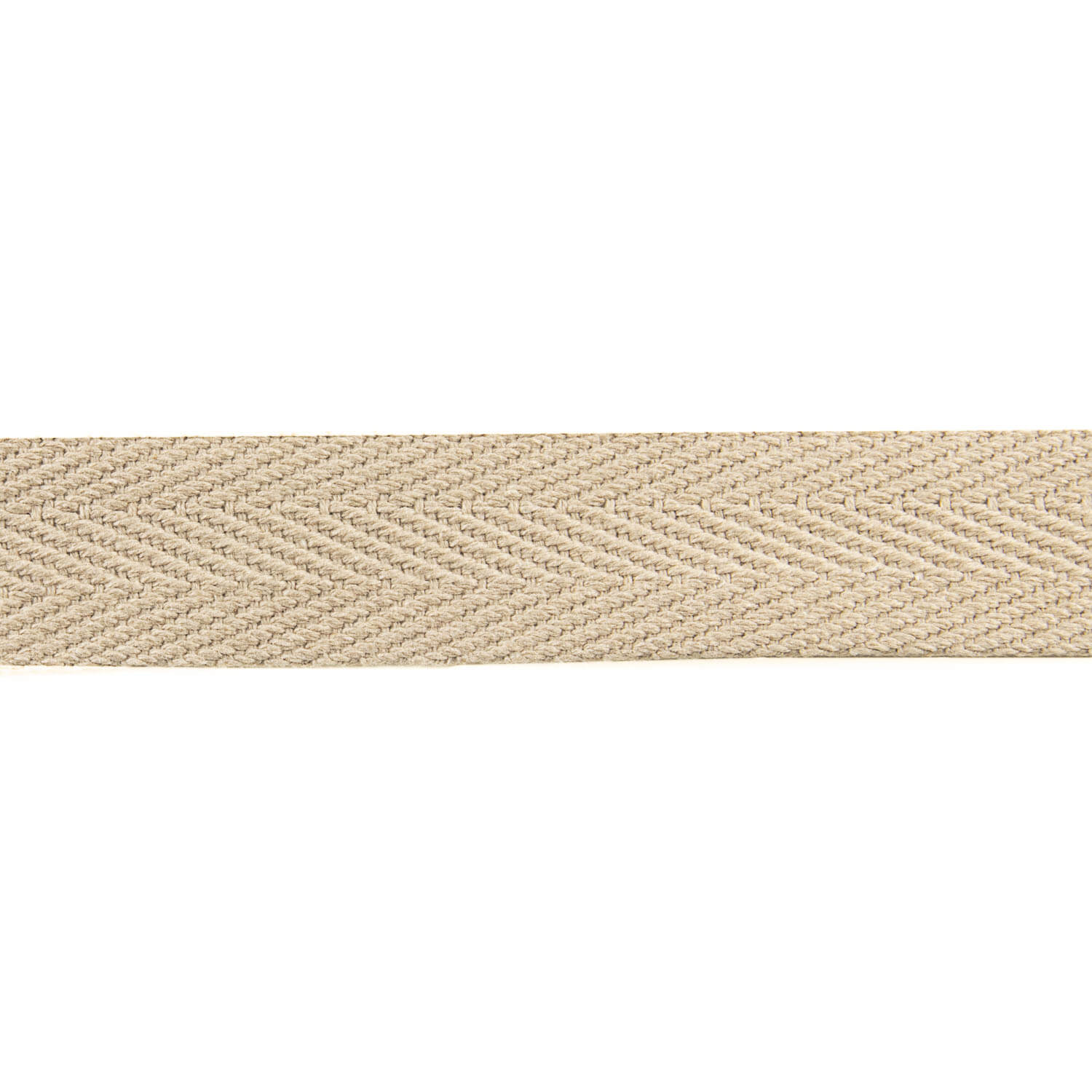 Baumwoll-Fischgrät-Band 30 mm, Farbe Beige - Ribes y Casals
