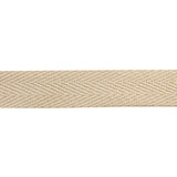 Baumwoll-Fischgrät-Band 30 mm, Farbe Beige - Ribes y Casals