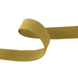 Baumwoll-Fischgrät-Band 30 mm Ocker - Ribes y Casals