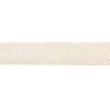 Baumwoll-Fischgrätband 30 mm, Farbe: Ecru - Ribes y Casals