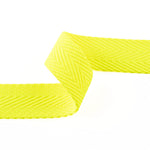 30 mm Fischgrät-Ripsband, fluoreszierend gelb - Ribes y Casals