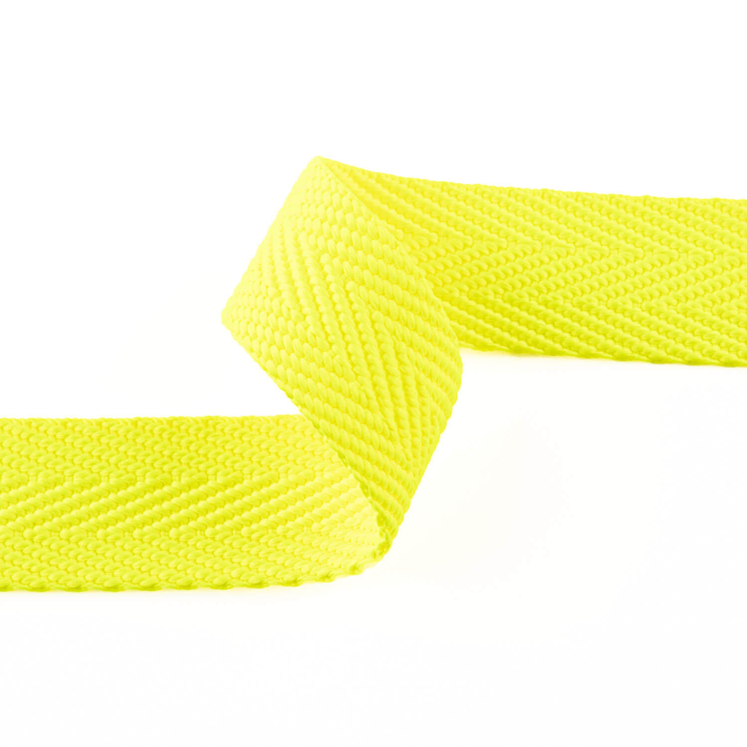 30 mm Fischgrät-Ripsband, fluoreszierend gelb - Ribes y Casals