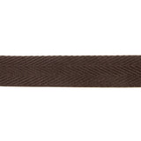 Baumwoll-Fischgrät-Band 30 mm Braun - Ribes y Casals