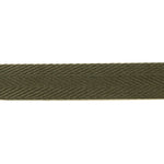 Baumwoll-Fischgrät-Band 30 mm Khaki-Grün - Ribes y Casals