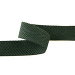 Baumwoll-Fischgrät-Band 30 mm Grün - Ribes y Casals