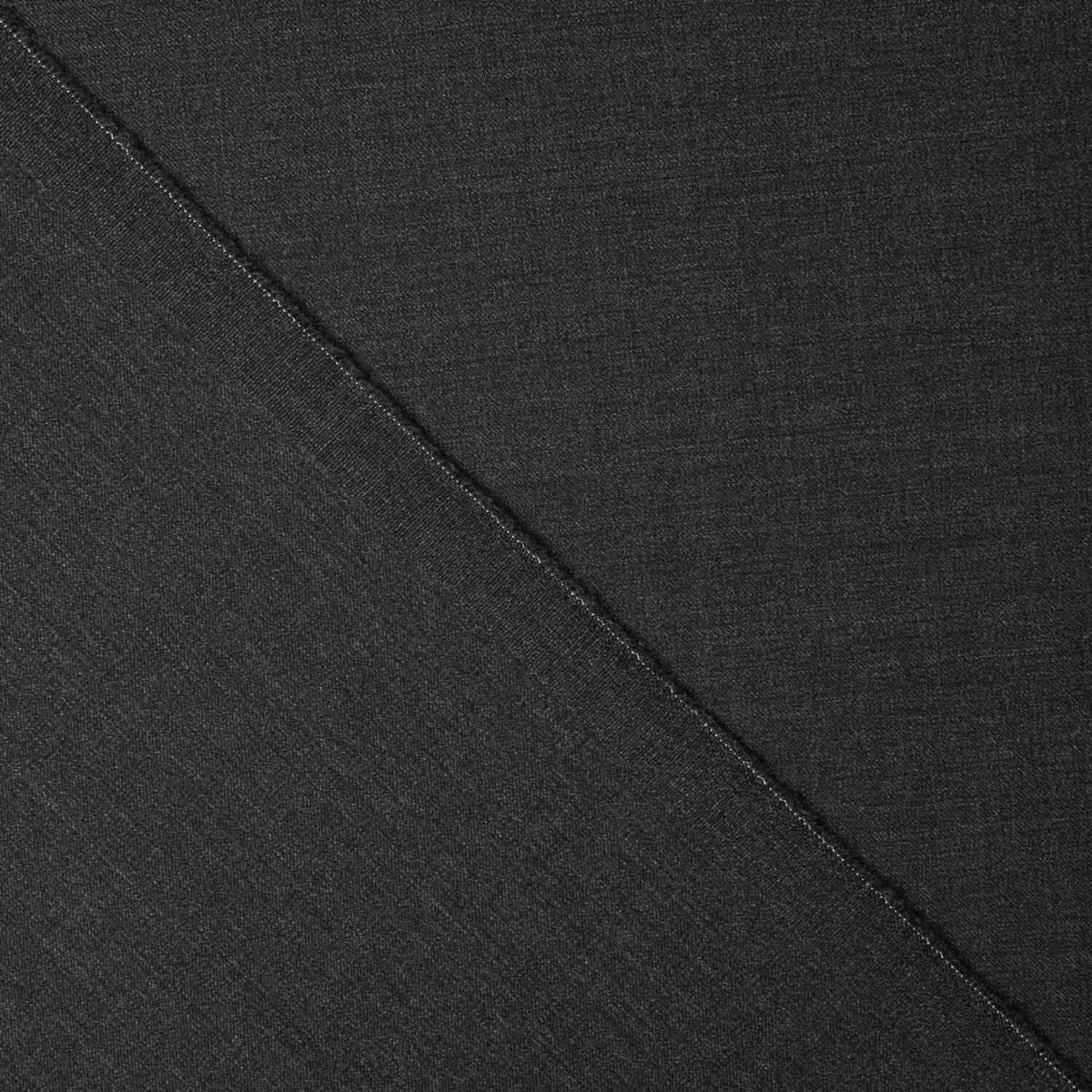 Reststück glatte Kaltwolle, Anzug, Anthrazitgrau – verschiedene Maße x Breite 160 cm - Ribes y Casals