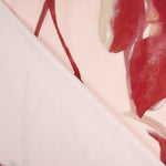 Satin Viskose Floral Aquarell Rot - Ribes y Casals