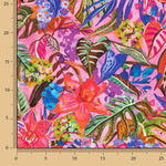 Bedruckte Viskose „Selva Fucsia“ - Ribes y Casals