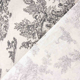 Toile de Jouy Kunstharz Baumwolle Schwarz-Weiß - Ribes y Casals