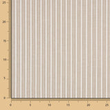 Leinen Baumwolle Beige gestreift - Ribes y Casals