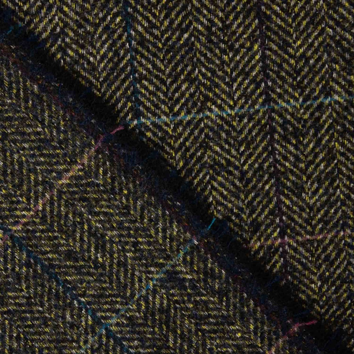 Wolle Herringbone Gelb - Ribes y Casals
