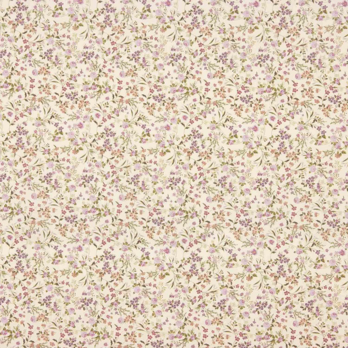 Batiste Baumwolle Wild Garden Mauve - Ribes y Casals