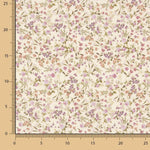 Batiste Baumwolle Wild Garden Mauve - Ribes y Casals
