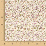 Batiste Baumwolle Wild Garden Mauve - Ribes y Casals