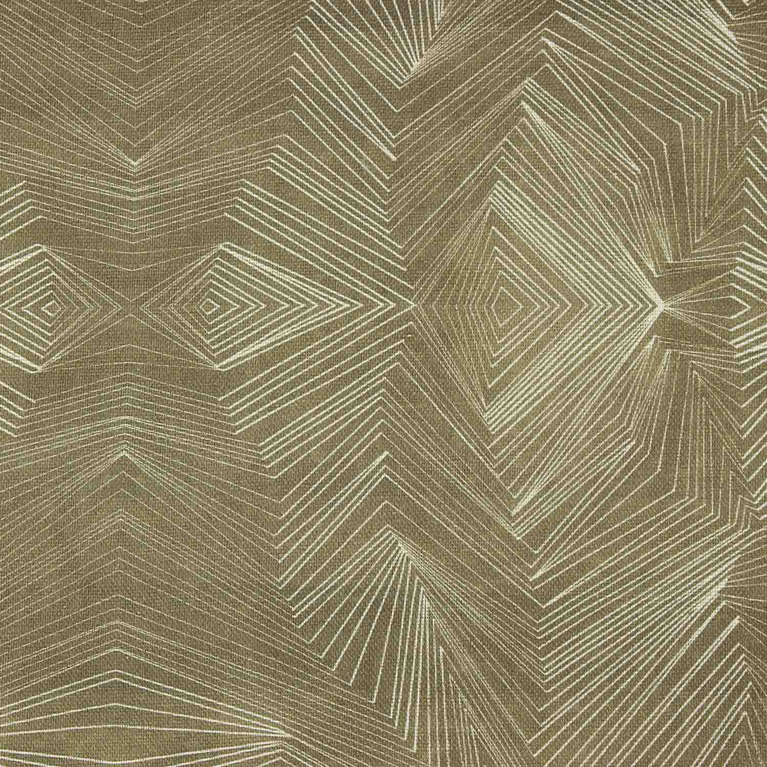 Geometrischer Bodendruck aus Leinen und Jute - Ribes y Casals