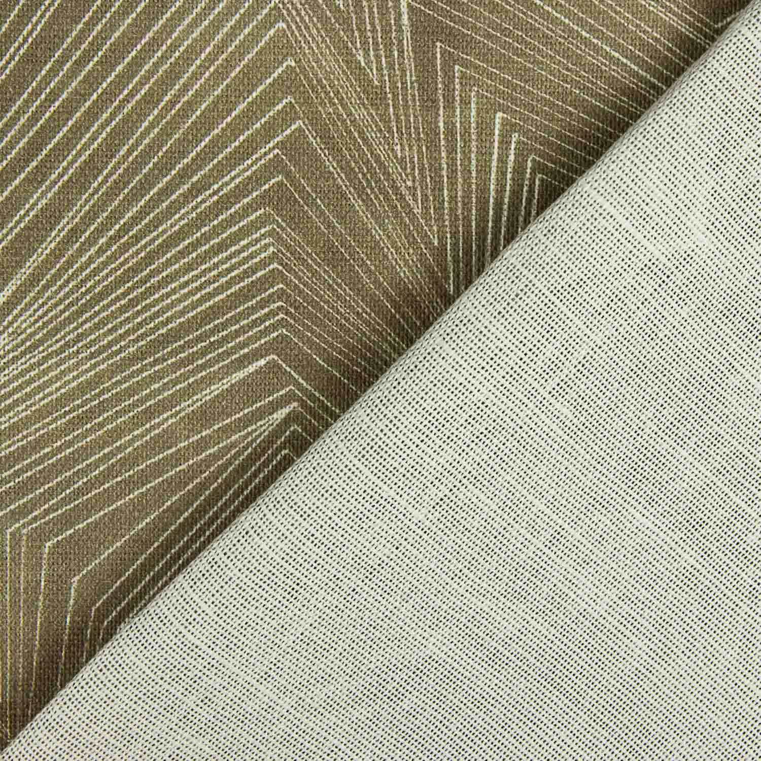 Geometrischer Bodendruck aus Leinen und Jute - Ribes y Casals