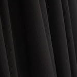 Georgette Bambula Polyester Schwarz - Ribes y Casals