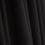 Georgette Bambula Polyester Schwarz - Ribes y Casals