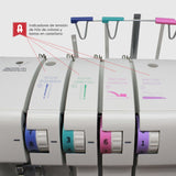 Overlockmaschine Alfa Precise Essence Overlocker Overlocker - Ribes y Casals