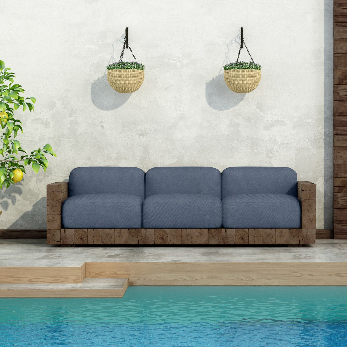 Teflon Outdoor Plane Blau Vigoré 320cm - Ribes y Casals