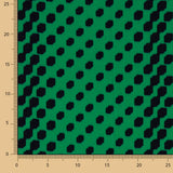 Geosmaragdgrüner Polyester-Krepp - Ribes y Casals