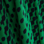 Geosmaragdgrüner Polyester-Krepp - Ribes y Casals