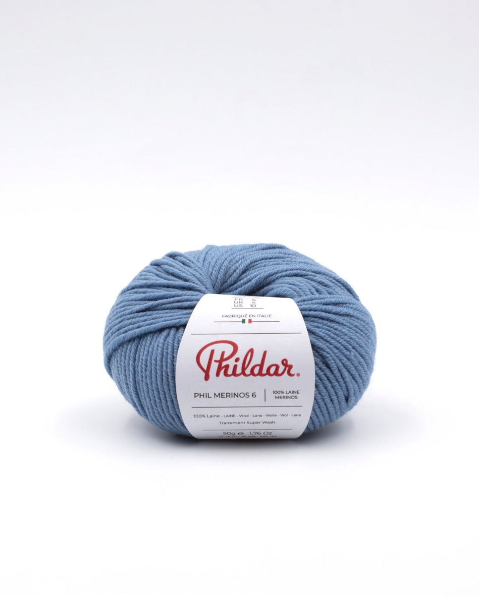 Phil Merinos Wool Blue Denim - Ribes y Casals