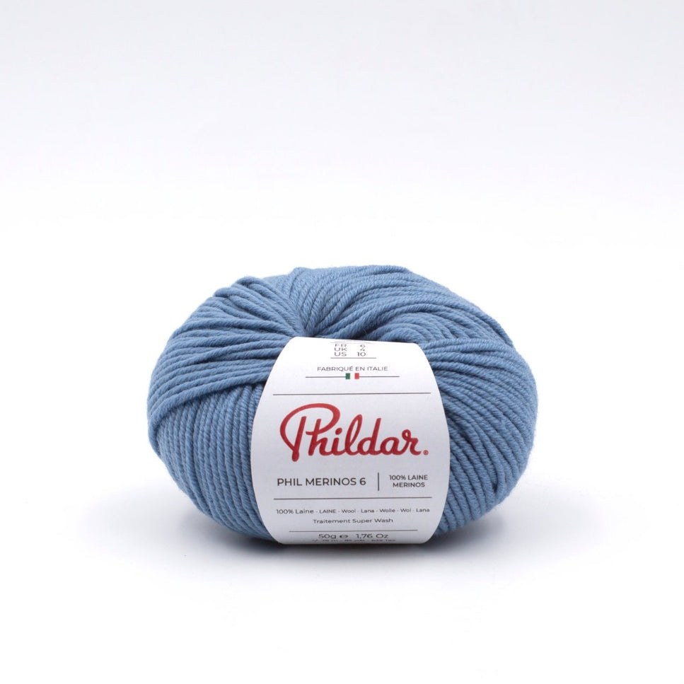 Phil Merinos Wool Blue Denim - Ribes y Casals