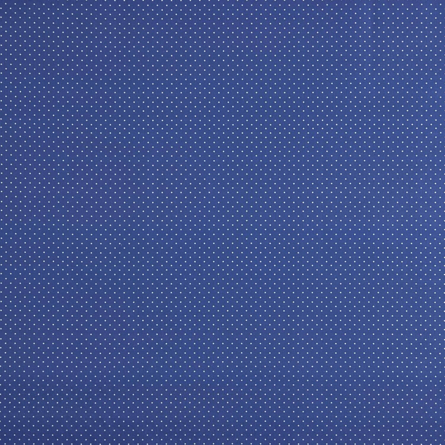 Perkal Bedruckter Hintergrund Blauer Hintergrund Weiße Punkte - Ribes y Casals