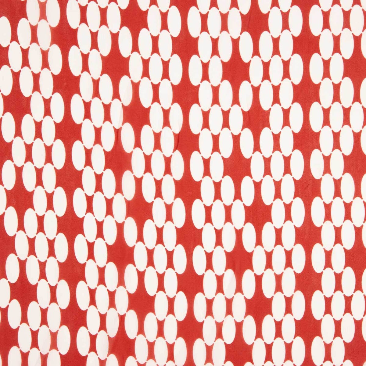 Optische Polka Dots Gaze Rot - Ribes y Casals