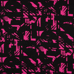 Voile Baumwolle Graffiti Fuchsia 100 x 145 cm - Ribes y Casals