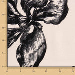 Bambula Crêpe mit Maxiflor-Sketch-Muster - Ribes y Casals