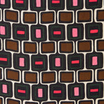Satin Viskose Retro Geometrisch - Ribes y Casals