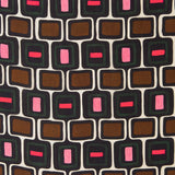 Satin Viskose Retro Geometrisch - Ribes y Casals