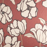 Bedruckte Bambula-Gaze in Magnolia-Terrakotta - Ribes y Casals