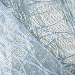 Weicher blauer Tüll mit Pailletten und Fransen - Ribes y Casals