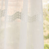 Mini Blumen besticktes Netz Vorhang Volant - Ribes y Casals