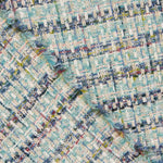 Tweed Lurex Aqua Grün - Ribes y Casals