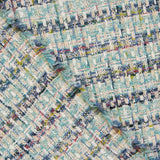 Tweed Lurex Aqua Grün - Ribes y Casals