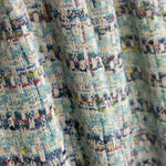 Tweed Lurex Aqua Grün - Ribes y Casals