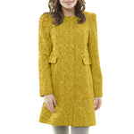 Tweed Wolle Boucle Gelb - Ribes y Casals