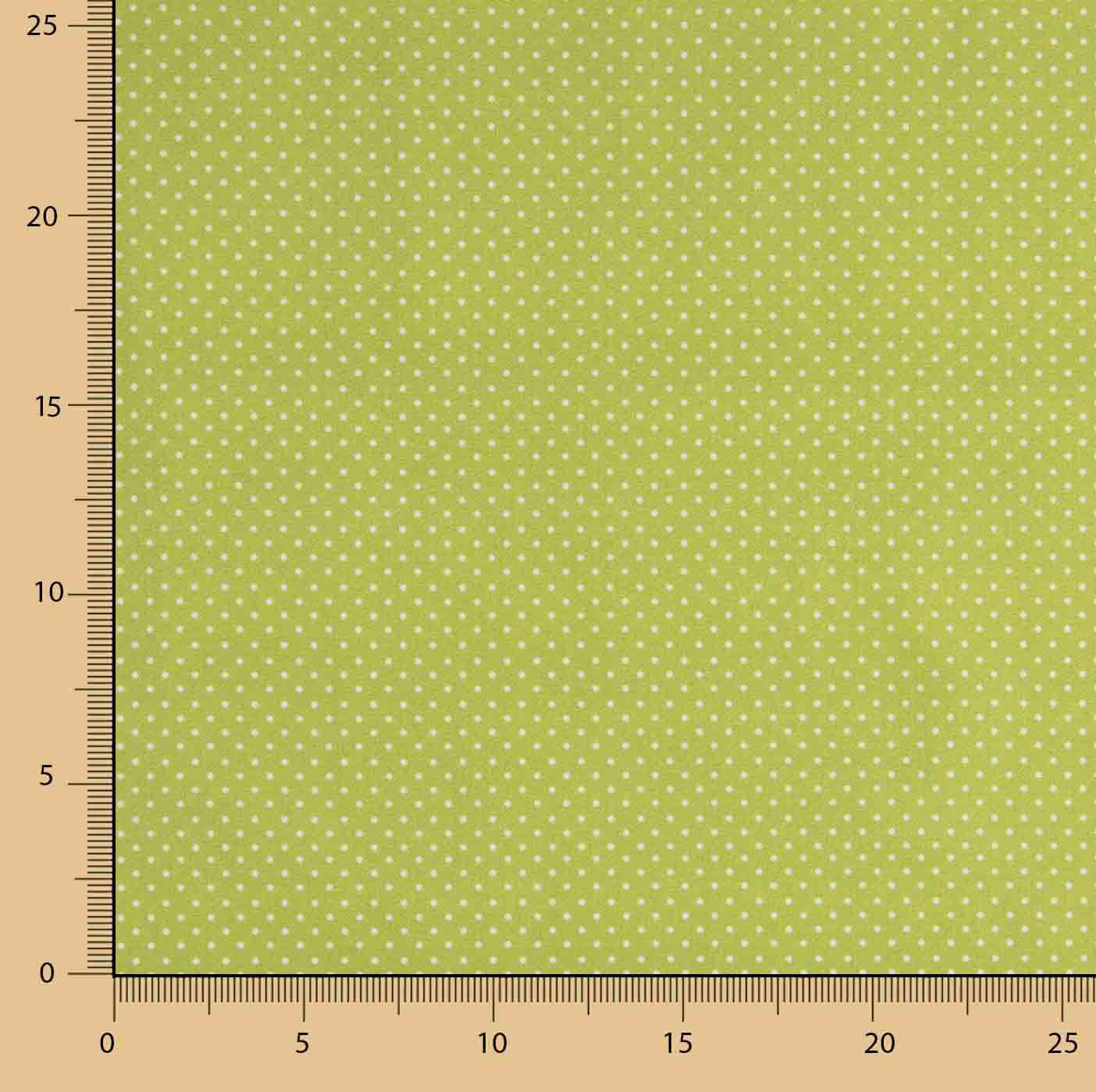Perkal Weiß Punktmuster Pistazie Hintergrund - Ribes y Casals