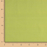Perkal Weiß Punktmuster Pistazie Hintergrund - Ribes y Casals