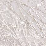 Brautkleid aus weißem Tüll mit Strass und Zweigen im Farbverlauf – Elegance - Ribes y Casals