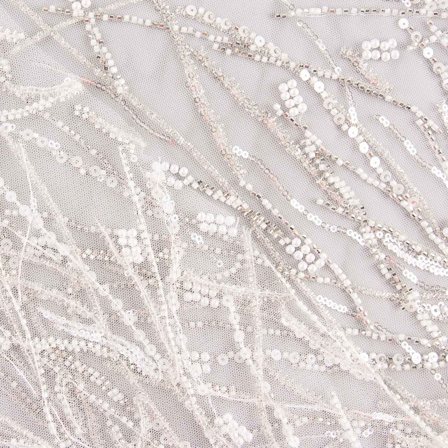 Brautkleid aus weißem Tüll mit Strass und Zweigen im Farbverlauf – Elegance - Ribes y Casals