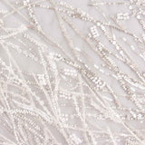 Brautkleid aus weißem Tüll mit Strass und Zweigen im Farbverlauf – Elegance - Ribes y Casals