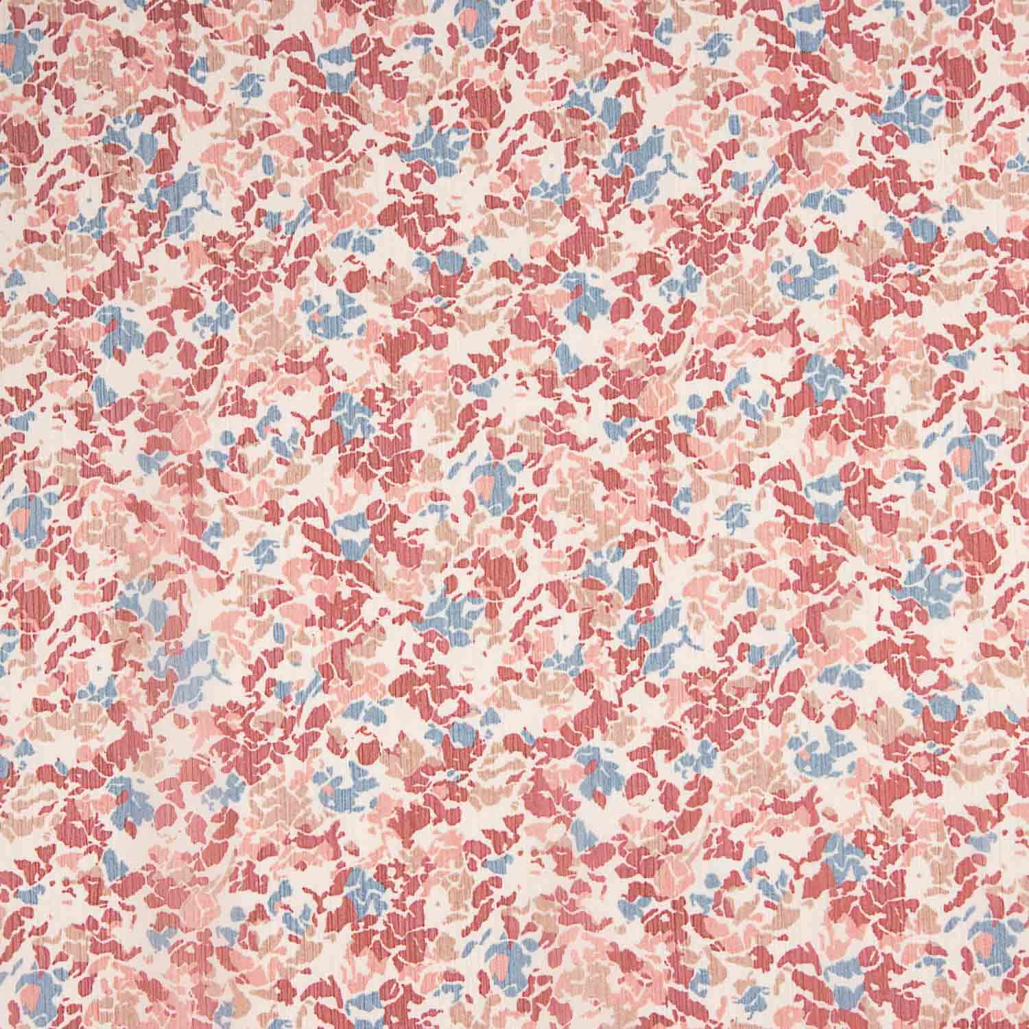 Bambula-Gaze mit Aquarell-Blumenmuster - Ribes y Casals